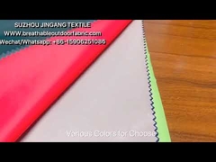 Soft Bright PU Coating Nylon Down Jacket Fabric