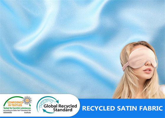 100٪ بازیافت PET Polyester Smooth Matt Satin Silk برای لوازم جانبی بالش چشم بند