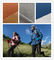 تنفس هوا کشش پارچه دوزی پارچه T400 سطح صاف برای کوهنوردی پوشیدن
